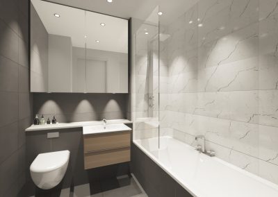 IconBlu One Bed Apartment Bathroom